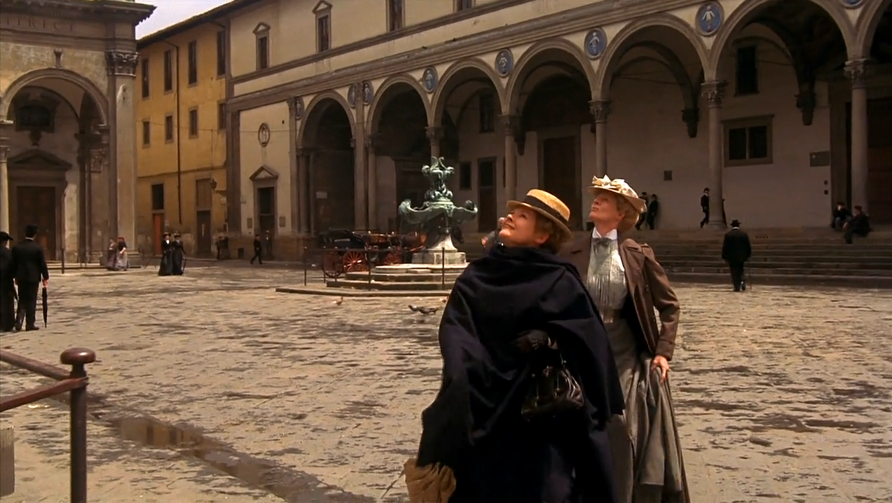 Eleanor (Judi Dench) and Charlotte (Maggie Smith) in Florence