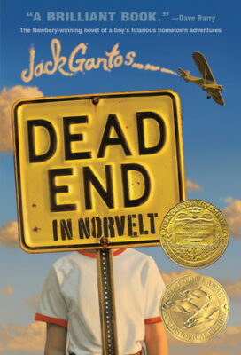 Book cover for Dead End in Norvelt by Jack Gantos