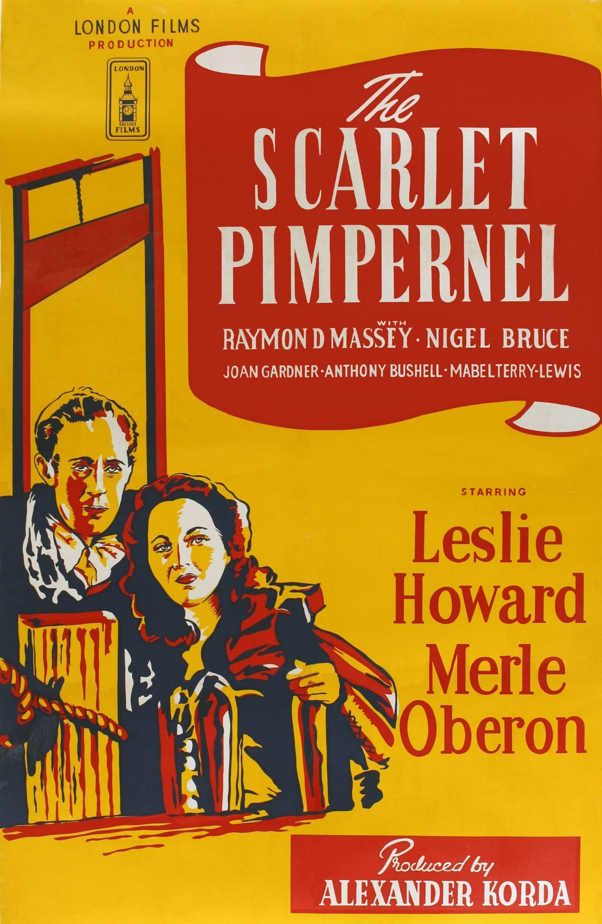 The Scarlet Pimpernel (1934) Movie Poster