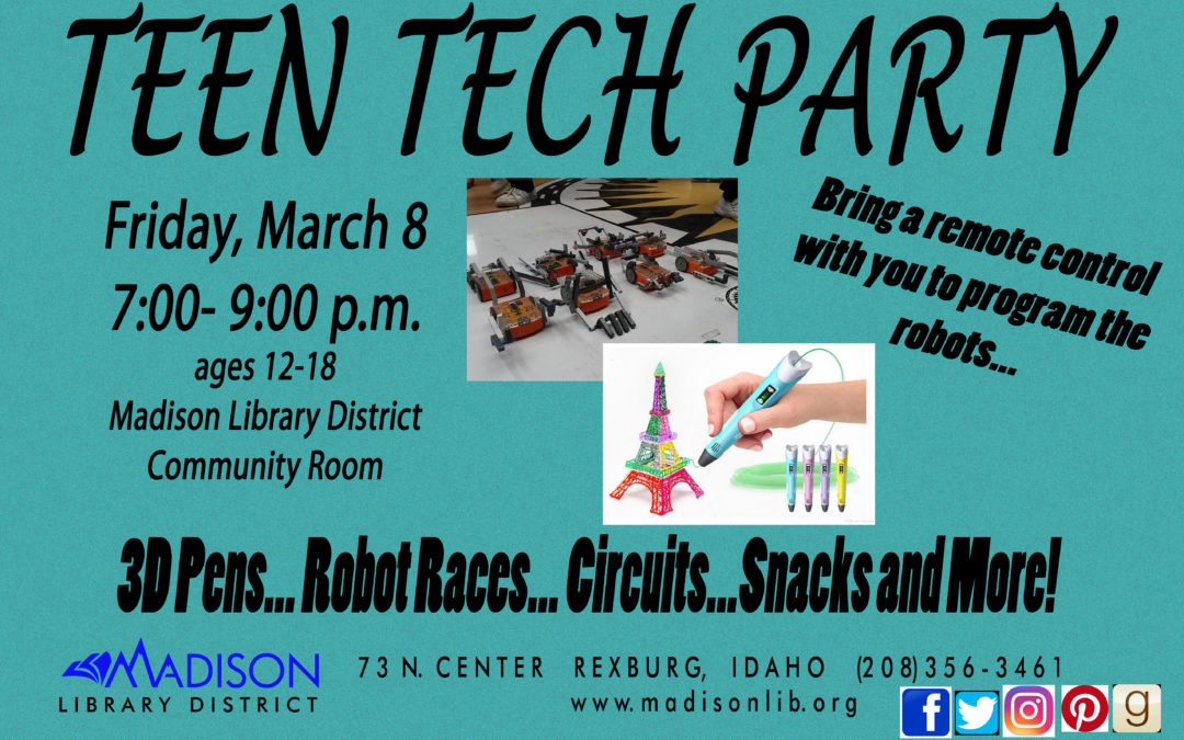 March Teen Crafts and Events