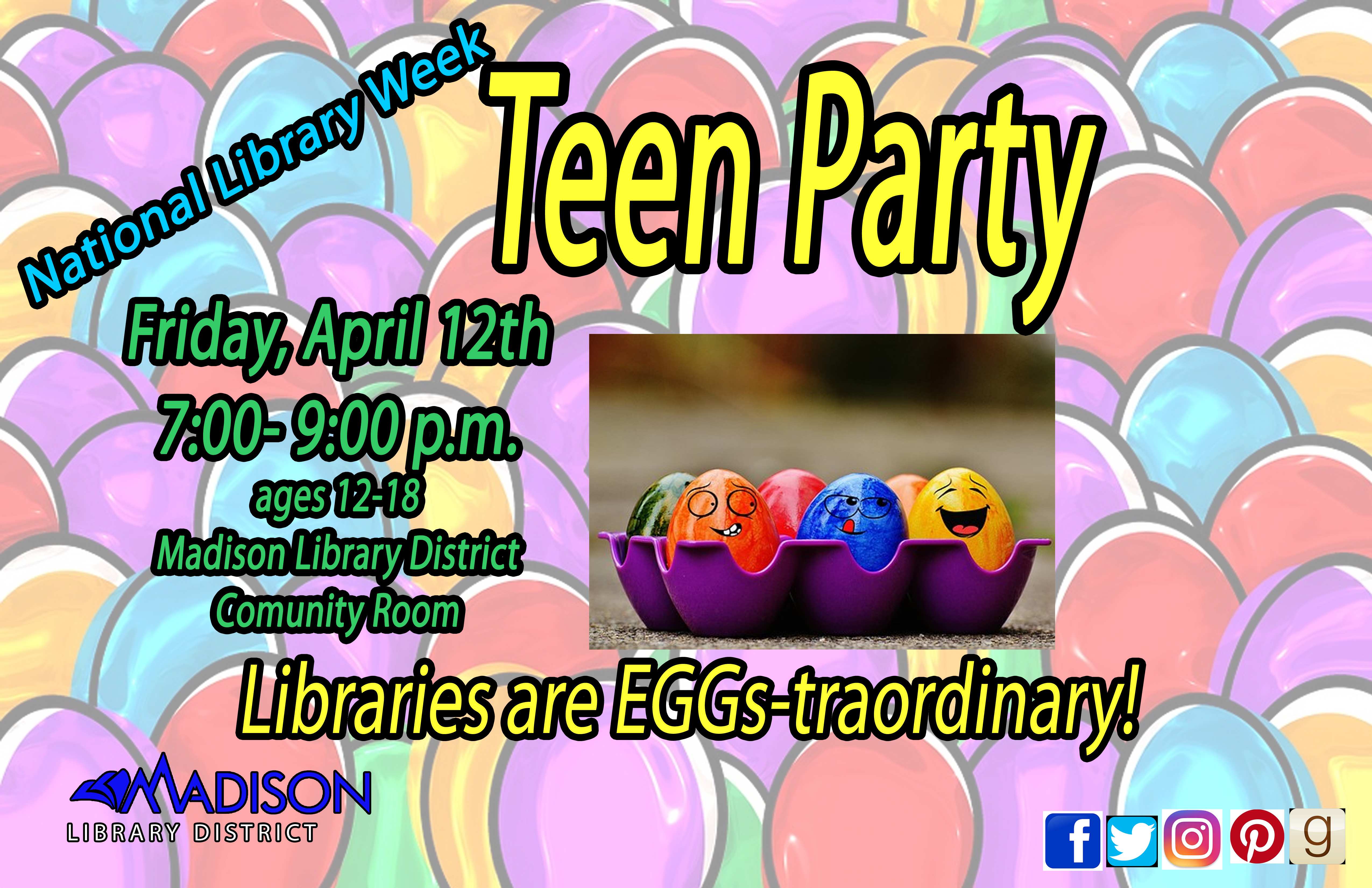 Teen Party April 12th