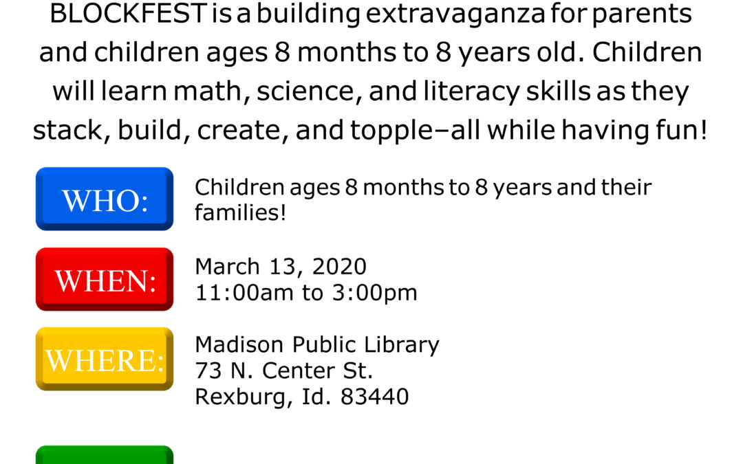 BLOCK FEST AT THE LIBRARY!