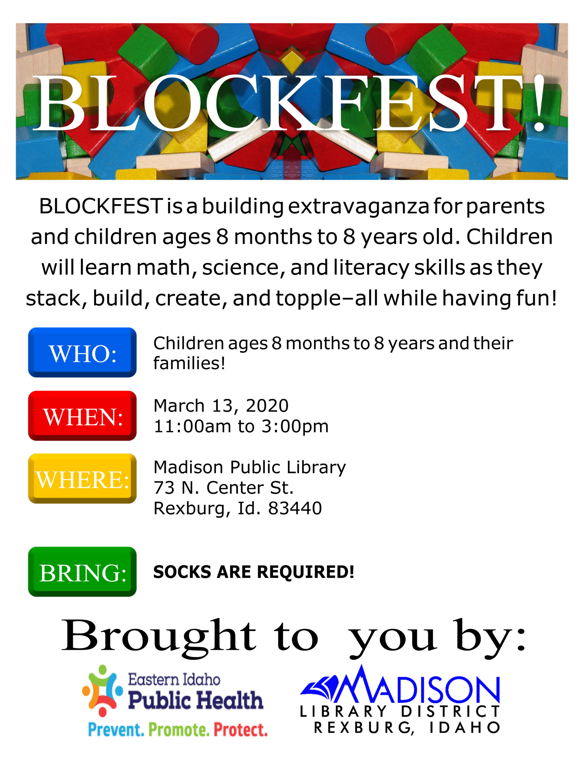 BLOCK FEST AT THE LIBRARY!