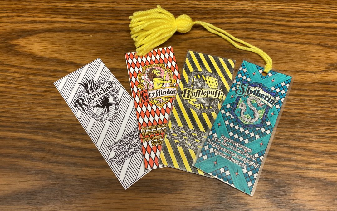 Teen Summer Crafts – Harry Potter Bookmarks