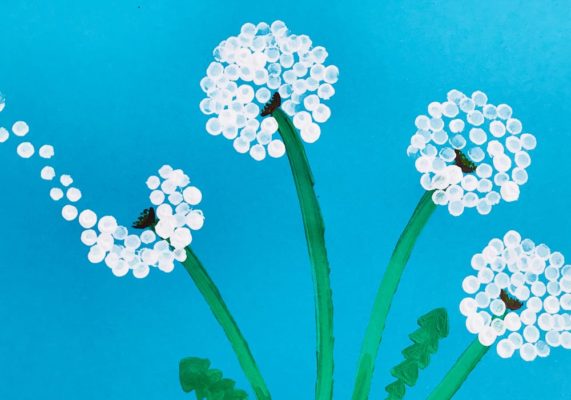 Cotton-bud-dandelion-craft-a-fun-kids-crafts-with-cotton-swab-prints-7