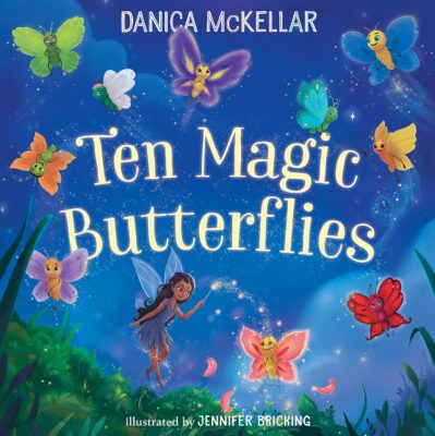 Book cover for Ten Magic Butterflies by Danica McKellar