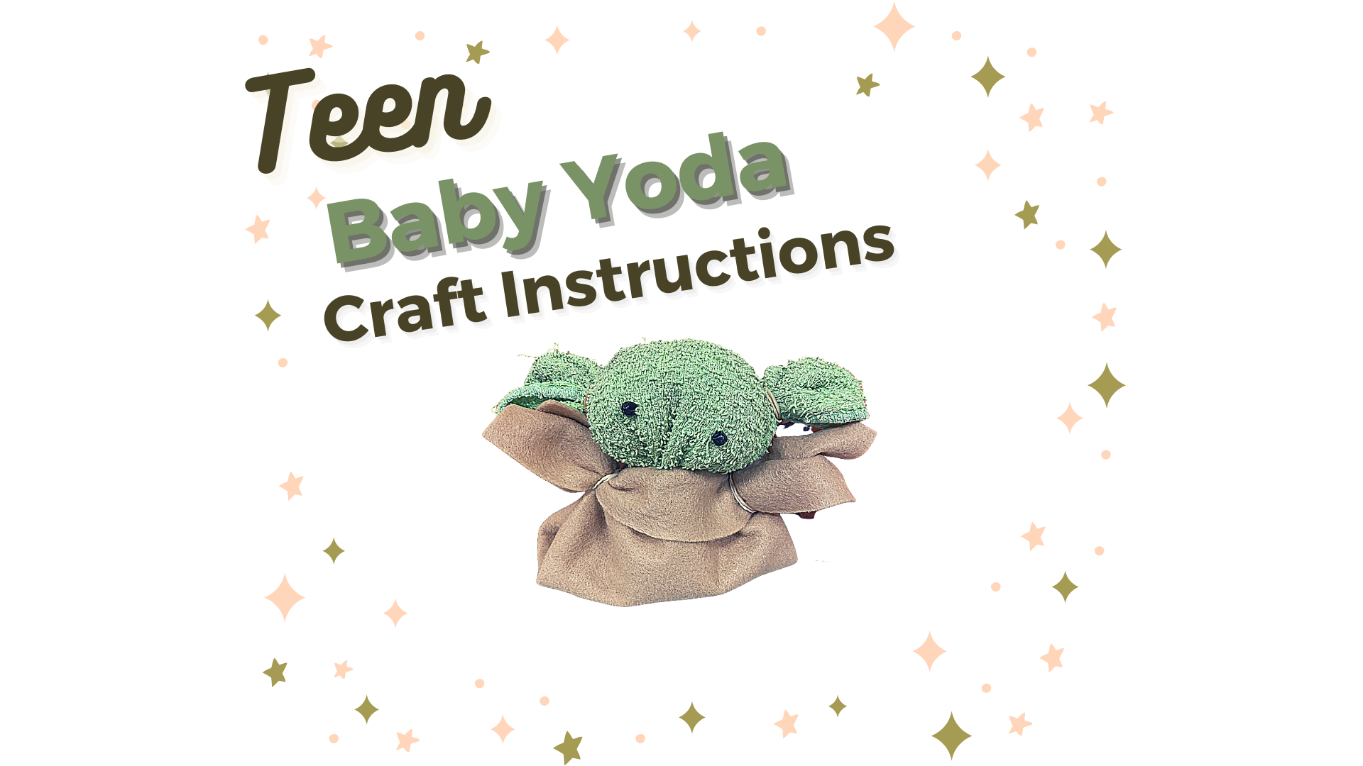 Teen Baby Yoda Craft