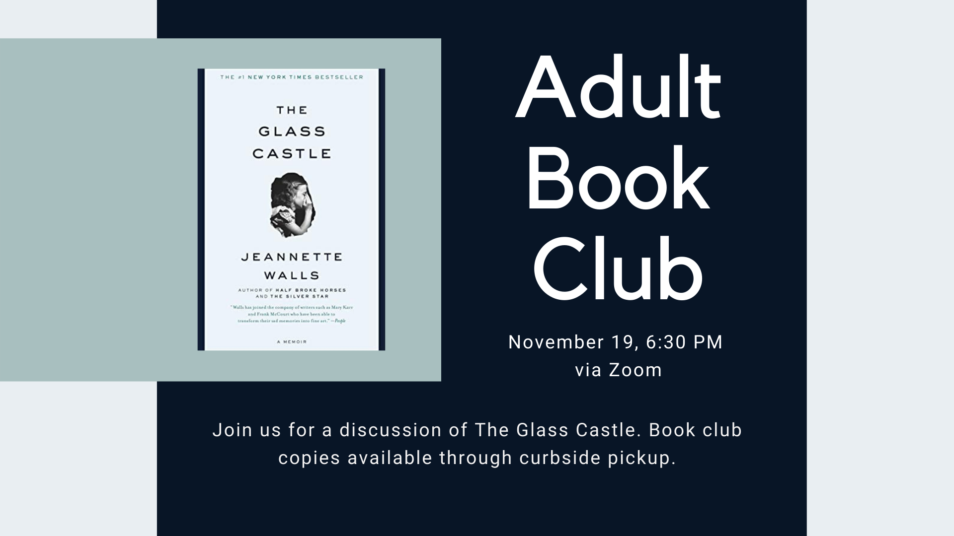 November Adult Book Club