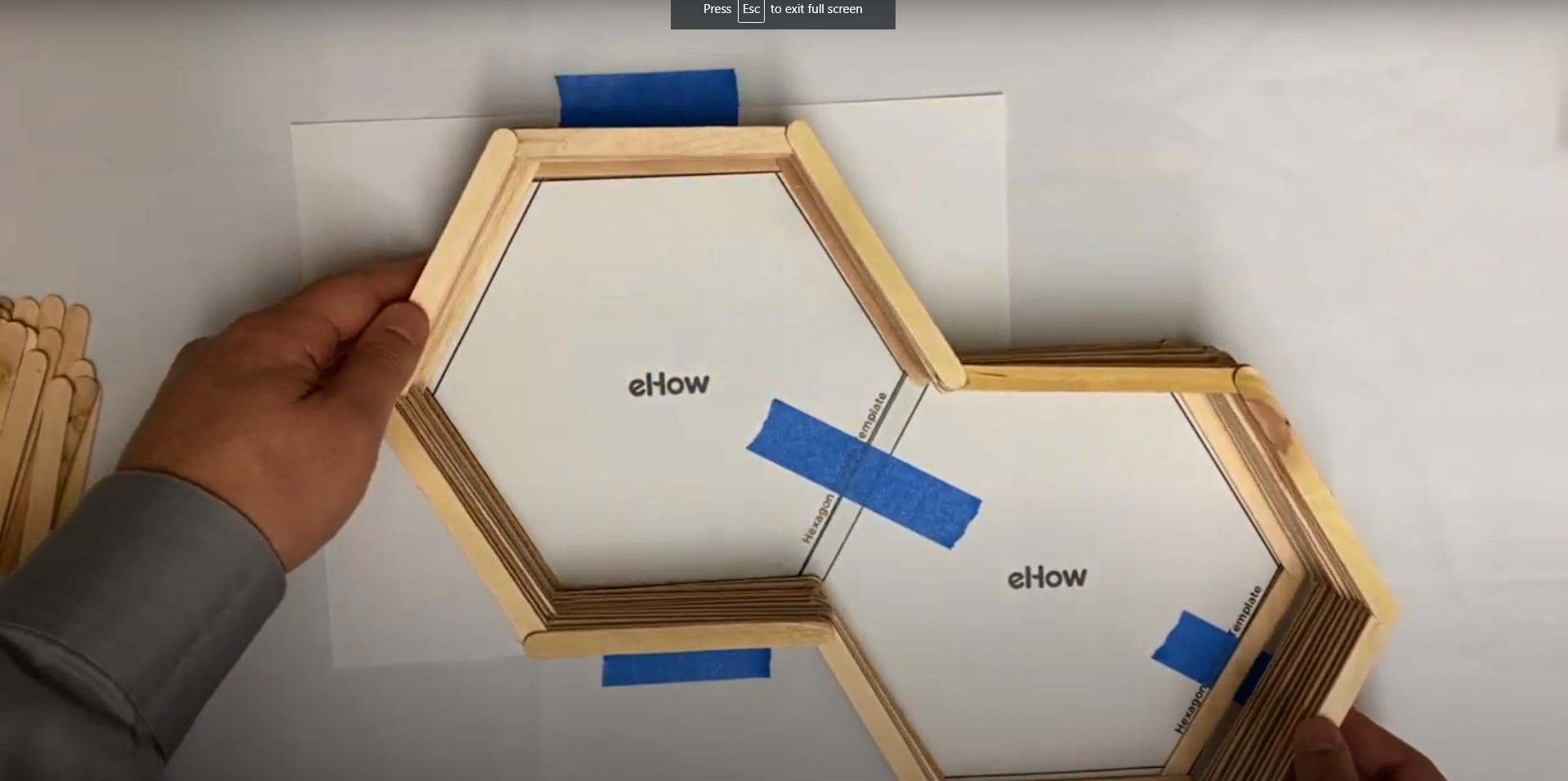 Teen Crafts: Popsicle Stick Shelves