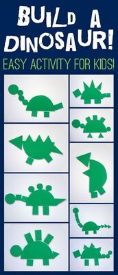 build a dinosaur craft