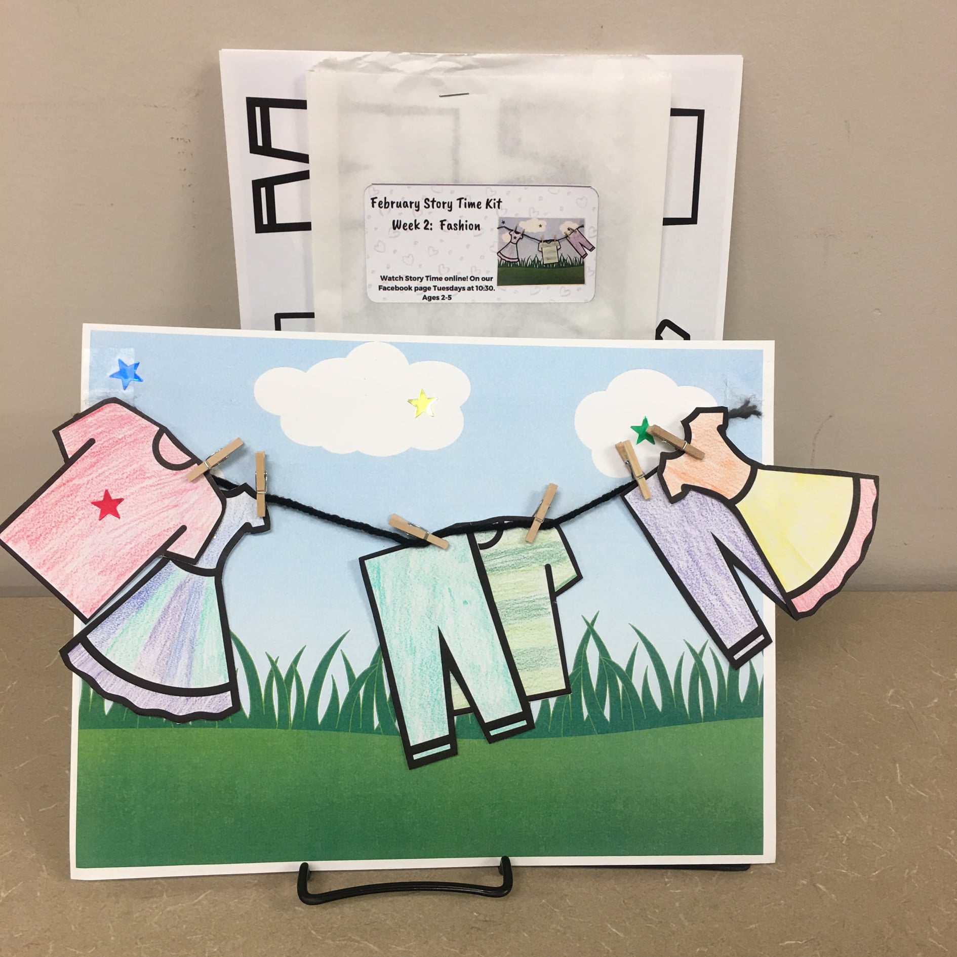 clothesline activity