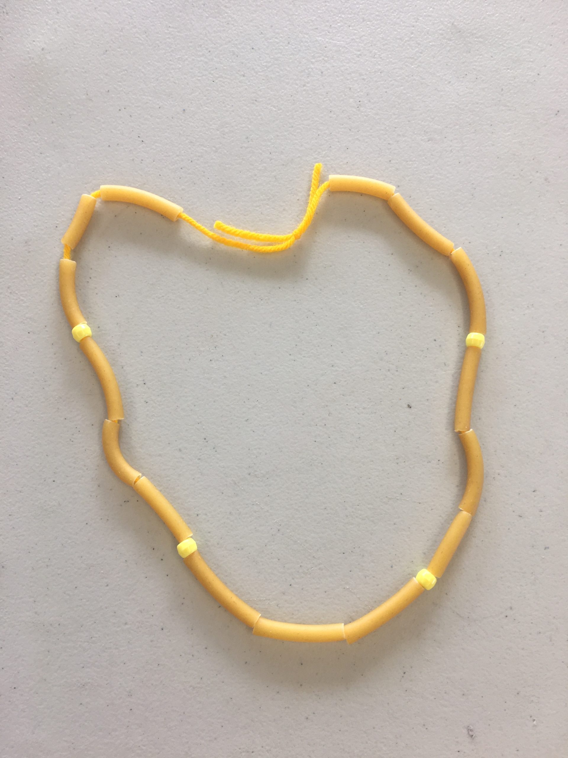 macaroni necklace