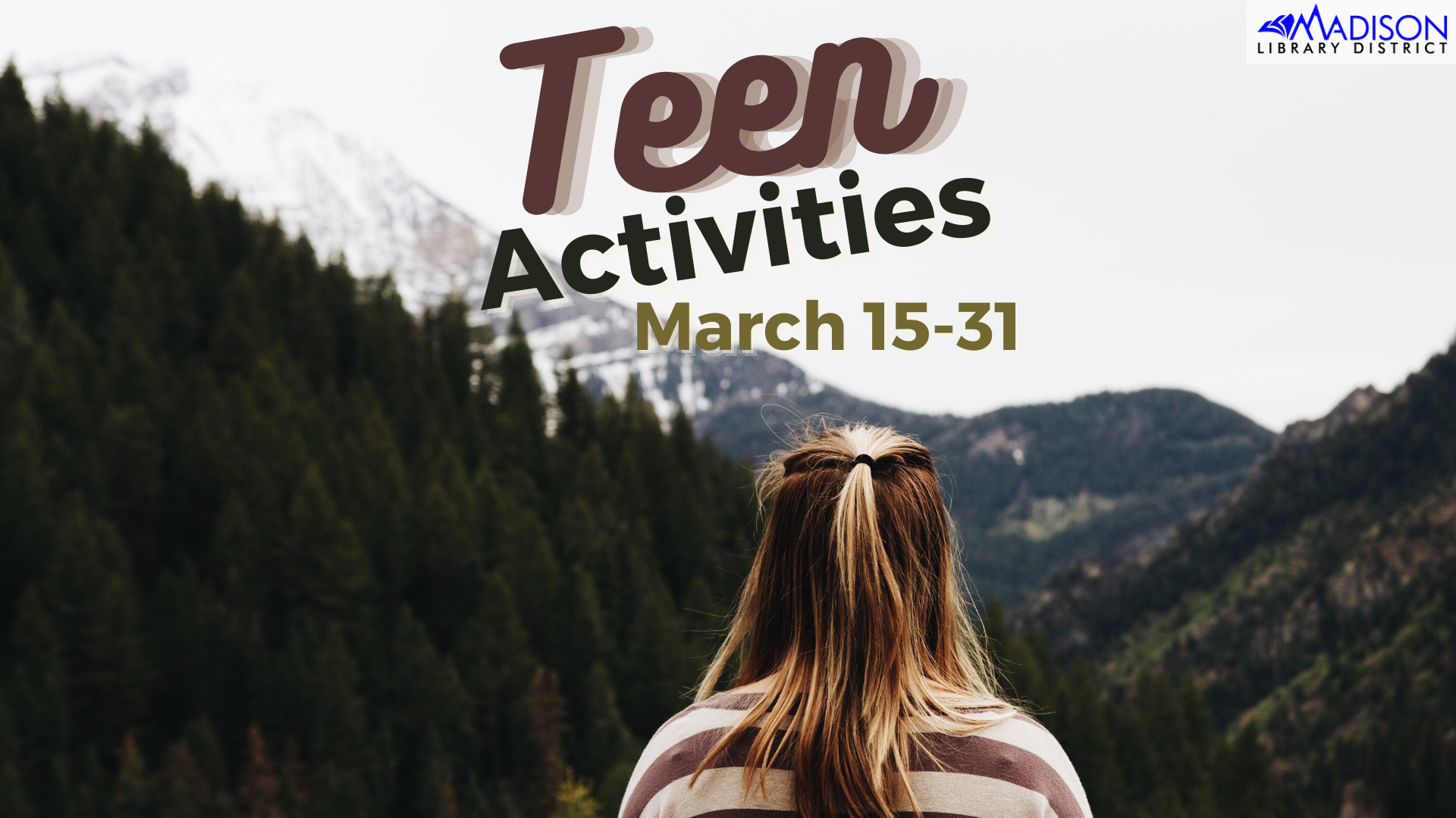 Late March Teen Activities