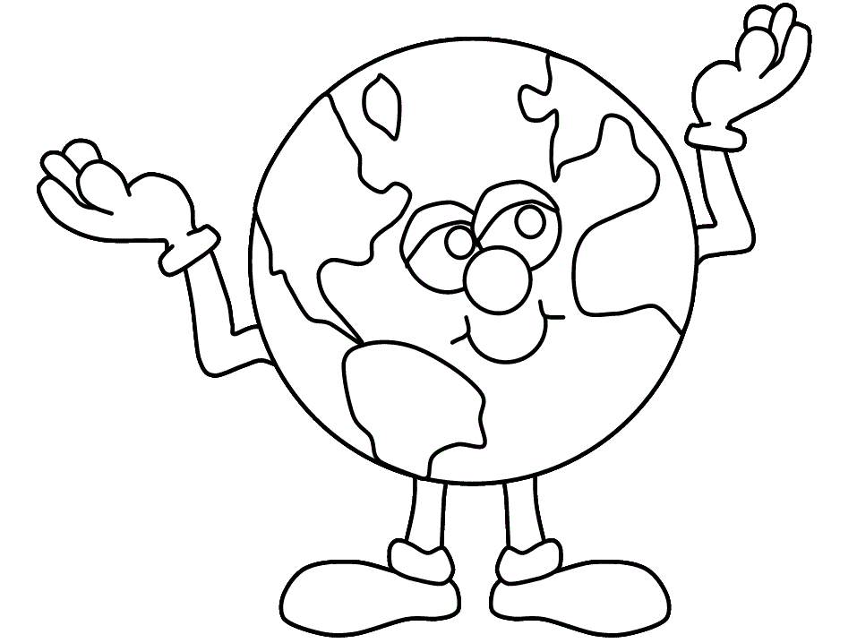 Cute-Cartoon-Earth-Coloring-Pages