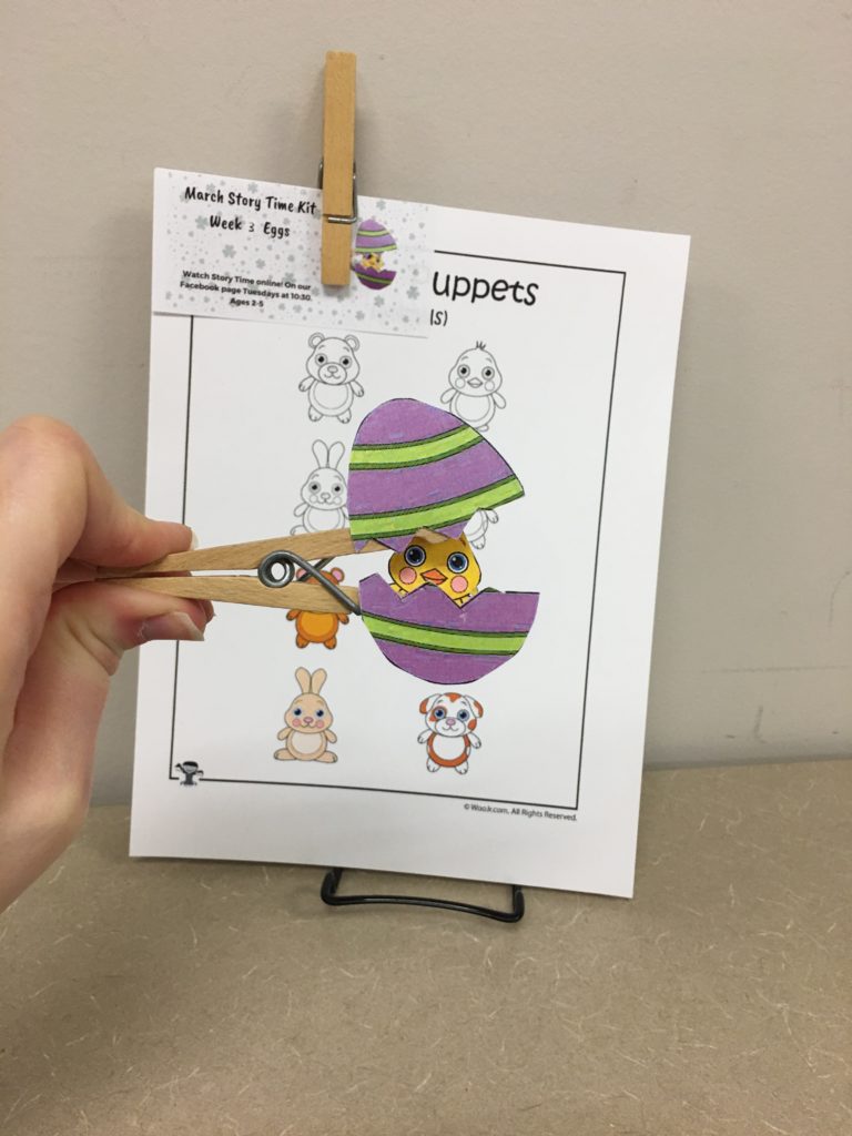 Egg kid craft