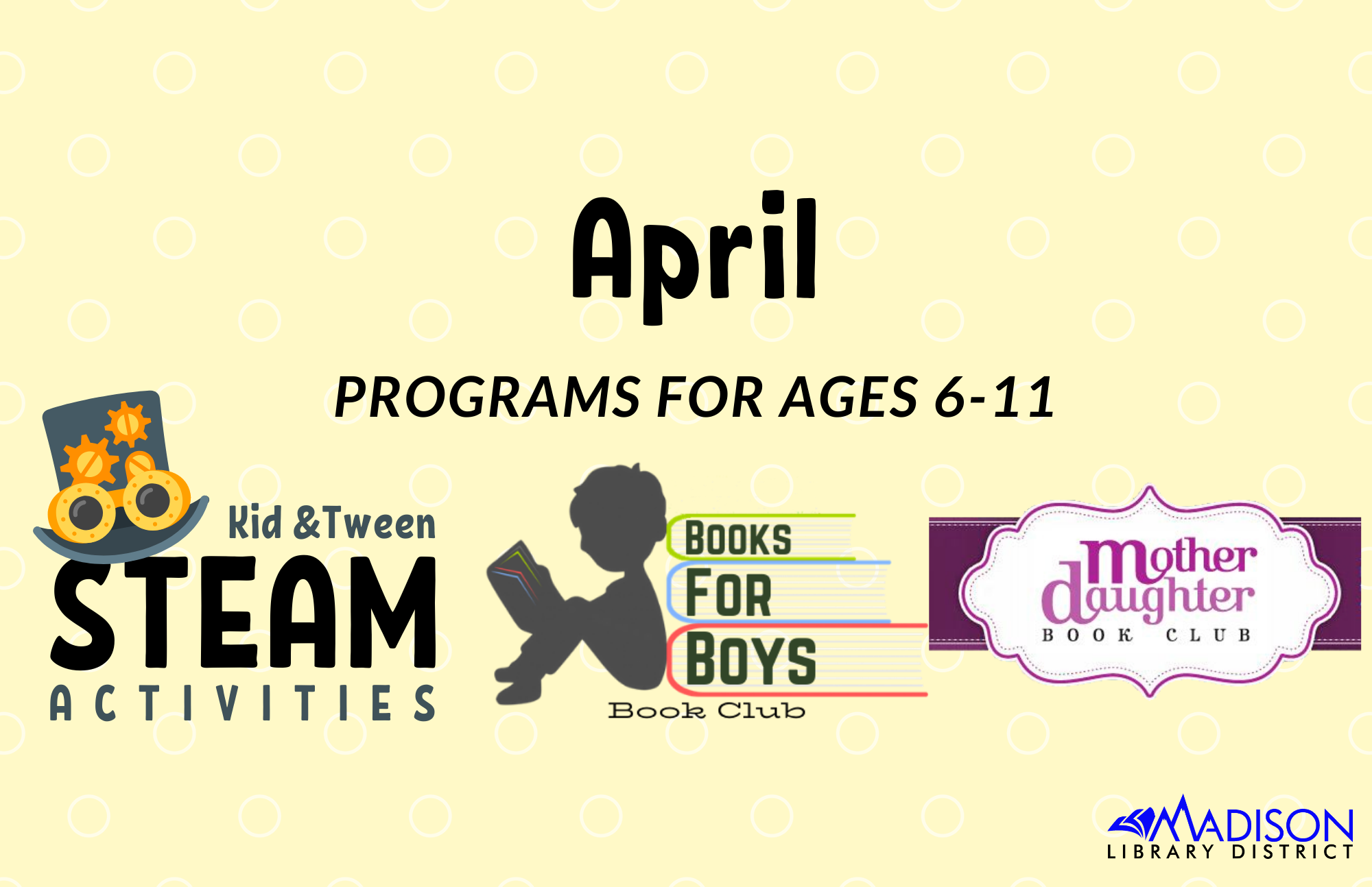 April Kid and Tween Activities
