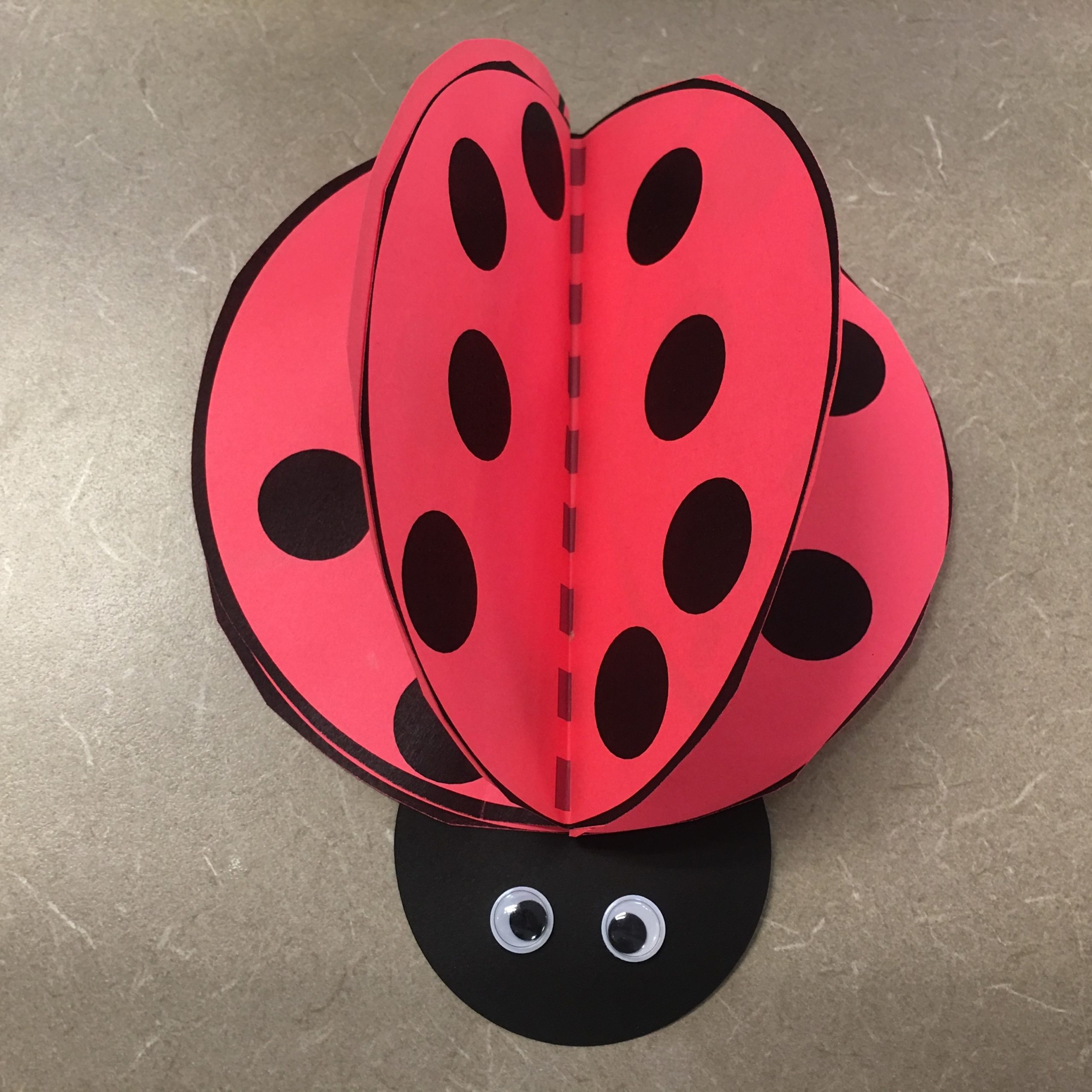 Ladybug paper craft