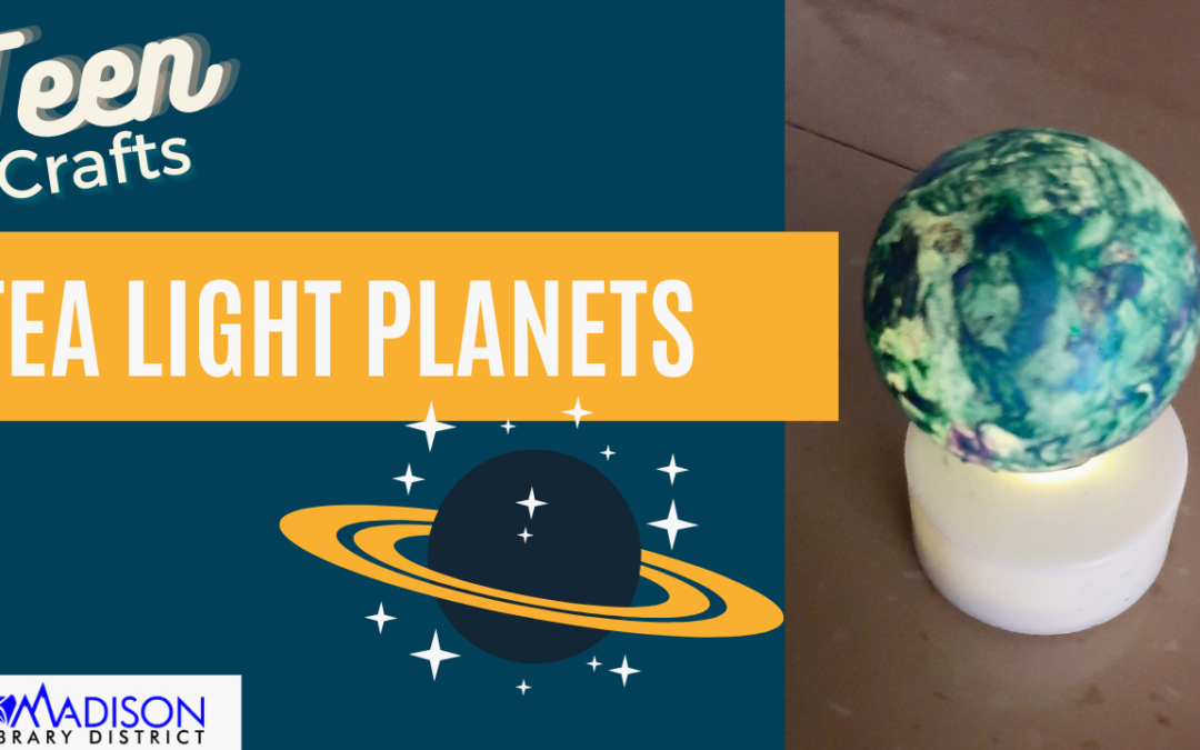 Teen Craft: Tea Light Planets