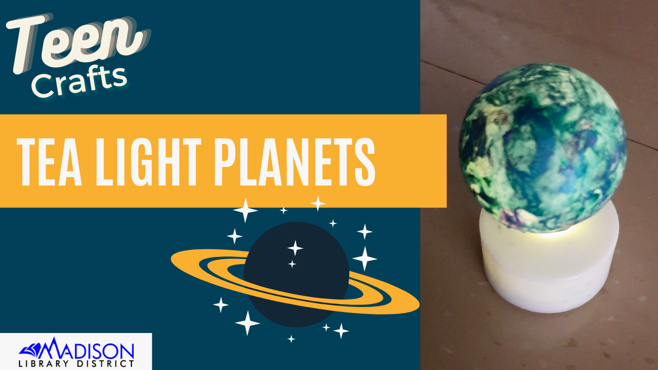 Teen Craft: Tea Light Planets