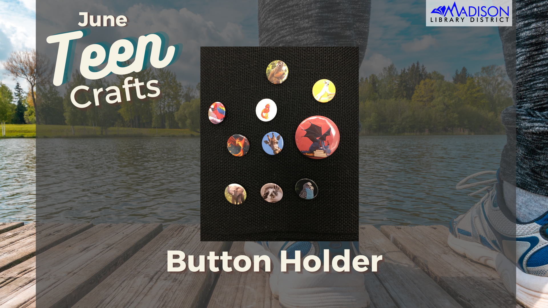 Teen Craft: Button Holder