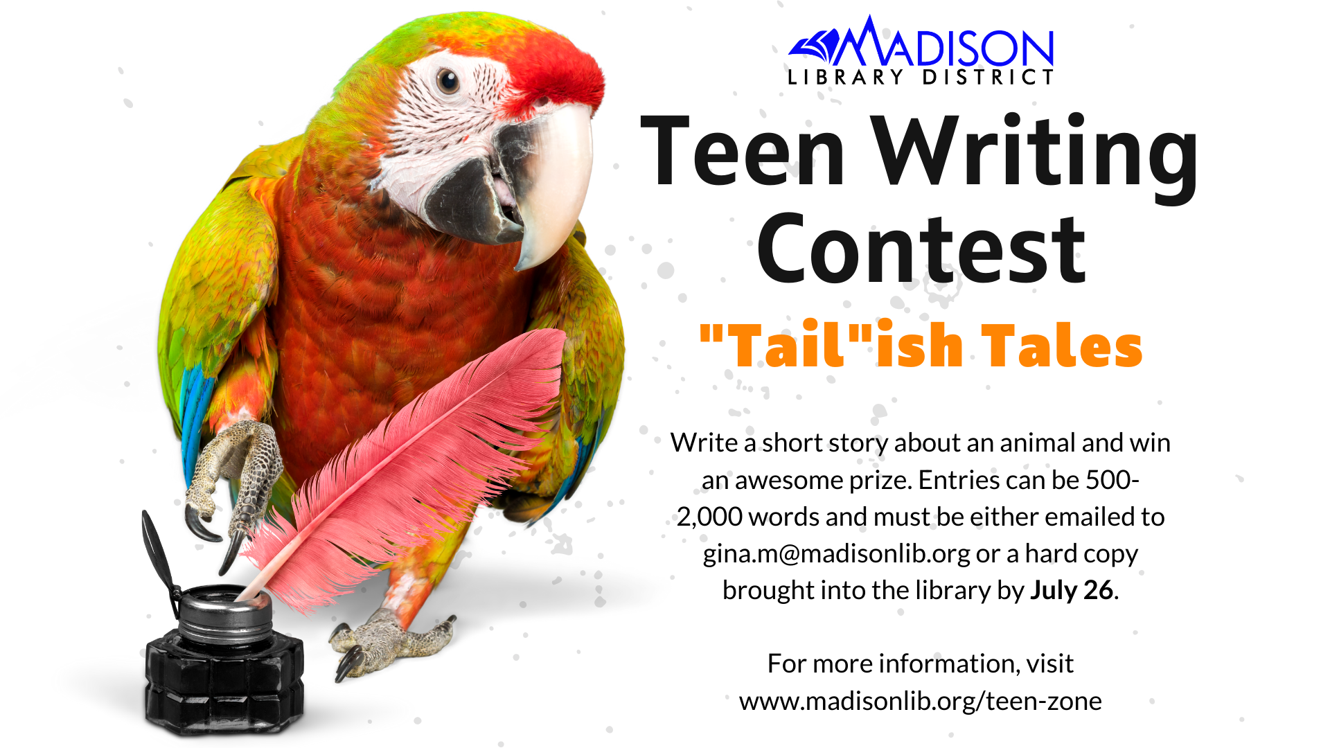 Blog Teen Writing Contest Teen action council have a say in what goes on at the library for teens