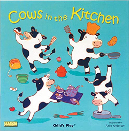 Cows in the Kitchen by Airlie Anderson