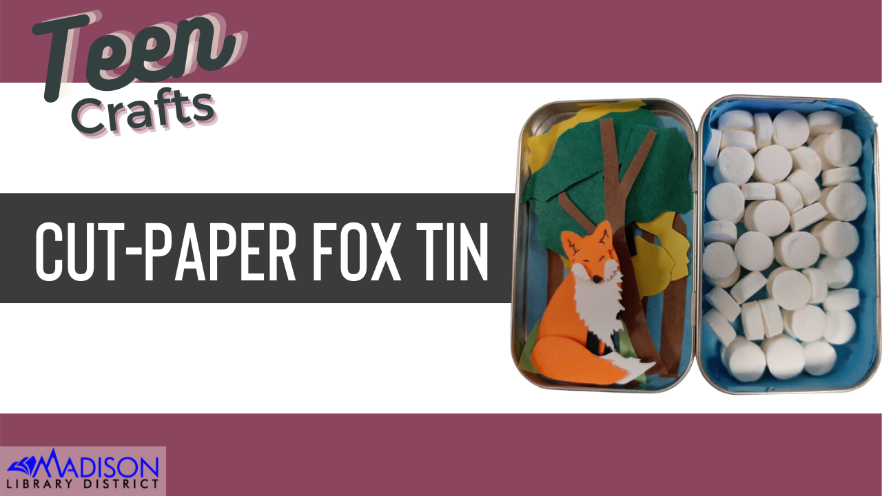 Teen Craft: Cut-Paper Fox Tin