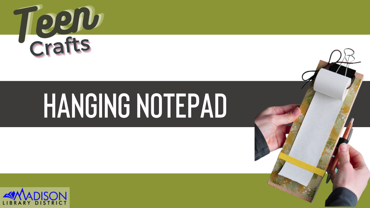 Teen Craft: Hanging Notepad