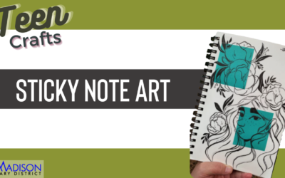 Teen Craft: Sticky Note Art