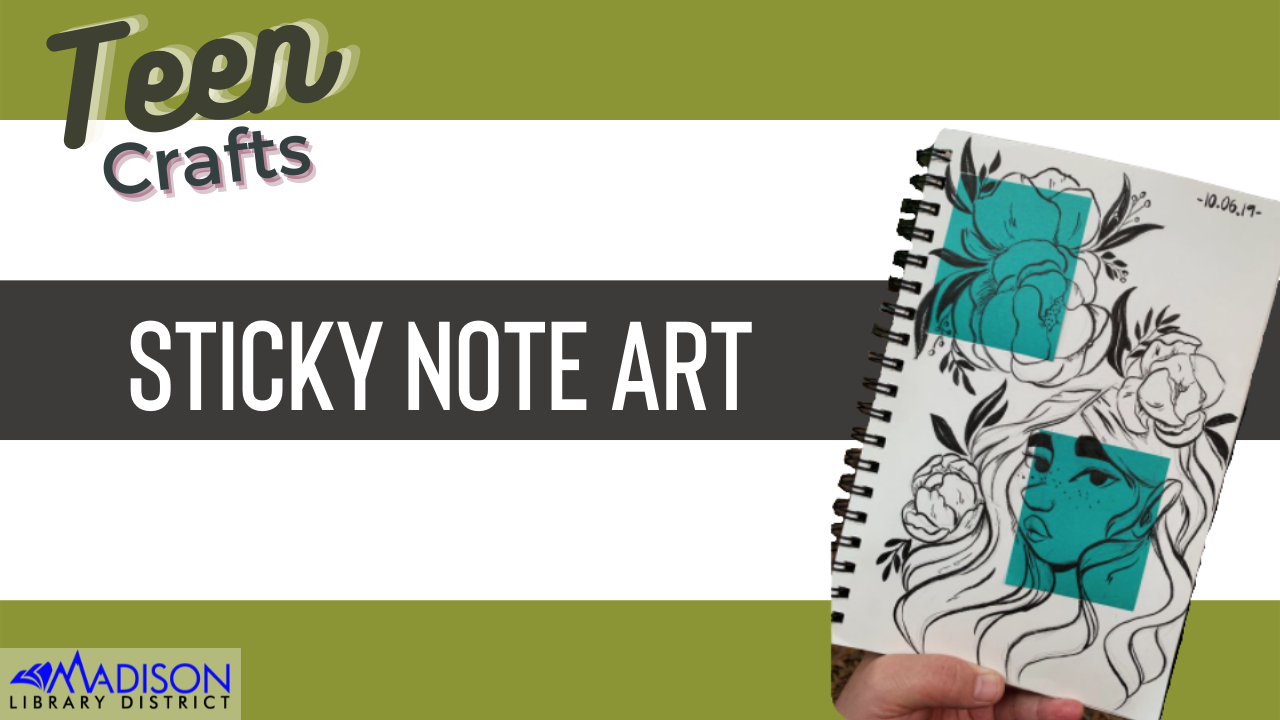 Teen Craft: Sticky Note Art