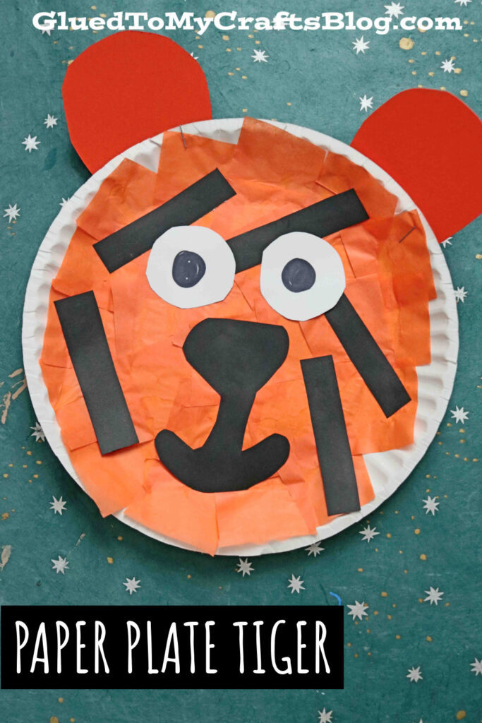 paper plate tiger craft