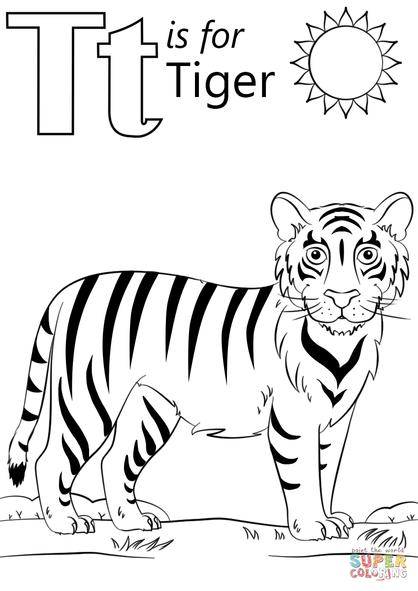 tiger coloring