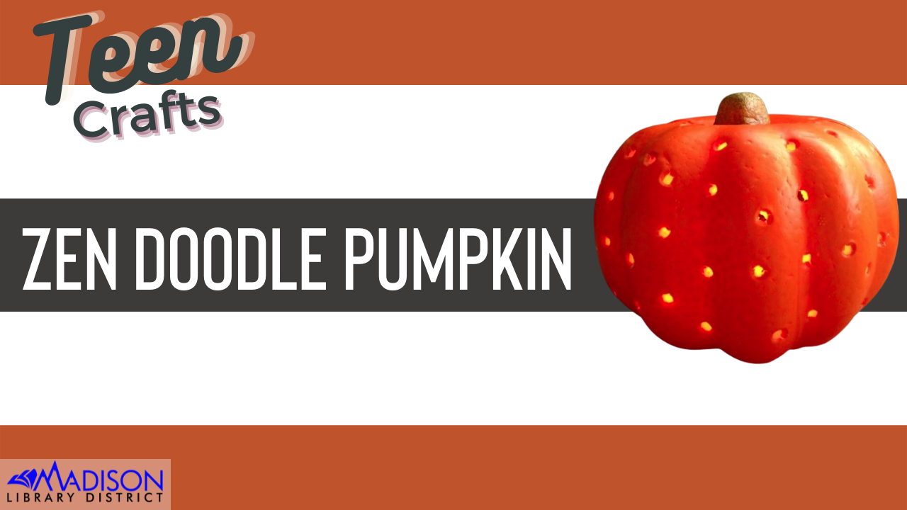 Teen Craft: Zen Doodle Pumpkin