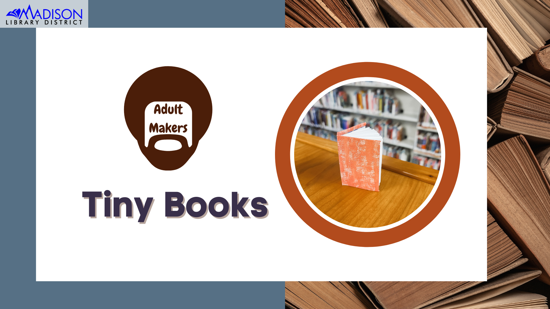 Adult Makers: Tiny Books