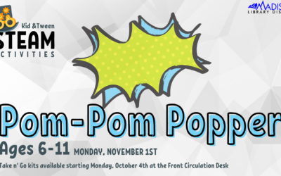 Kid + Tween STEAM: Pom Pom Poppers!