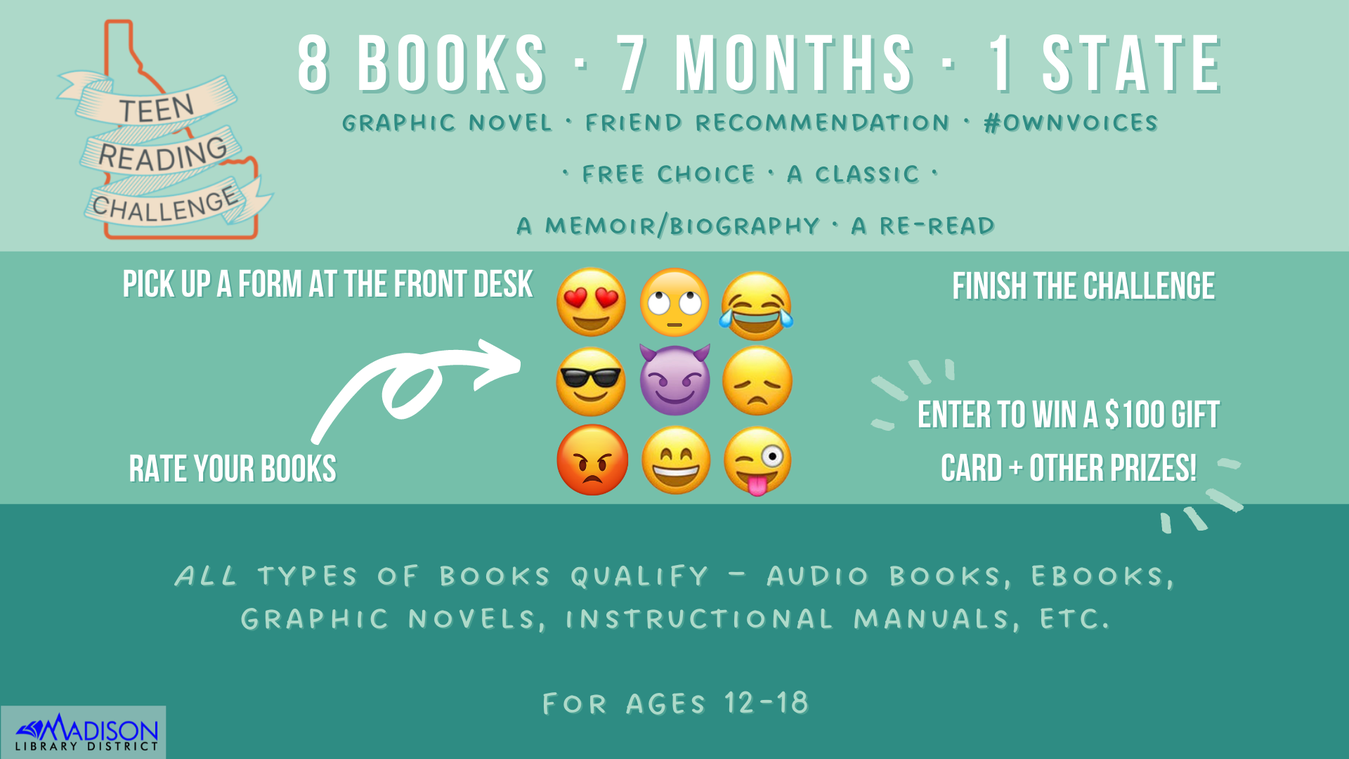 TV BLOG teen reading challenge