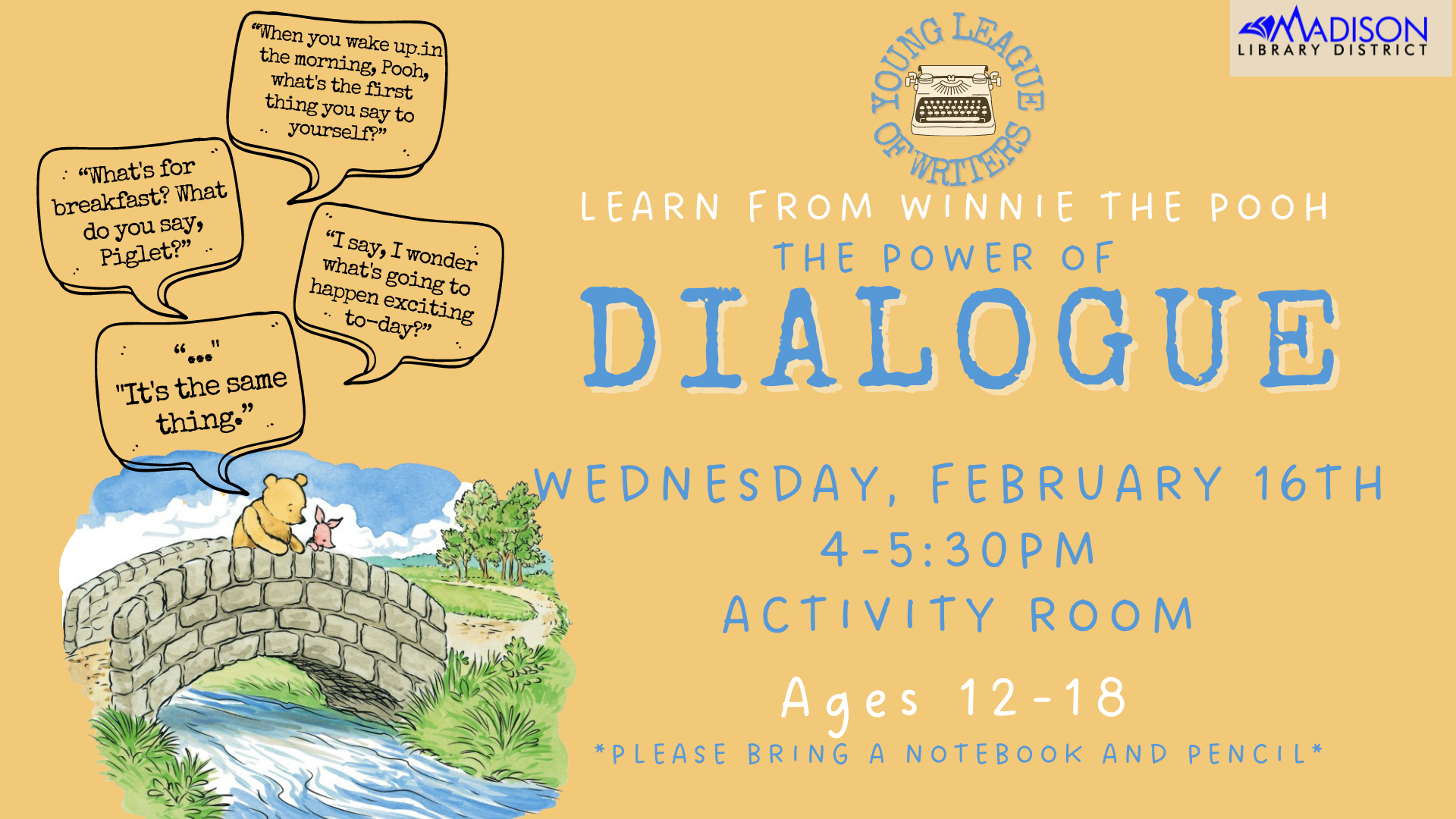 TV BLOG ylw FEB 2022 Teen action council have a say in what goes on at the library for teens