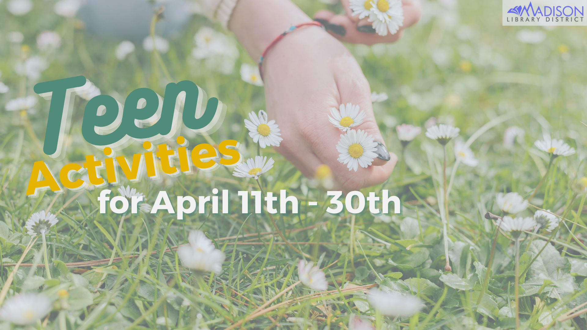 APRIL Teen Activities