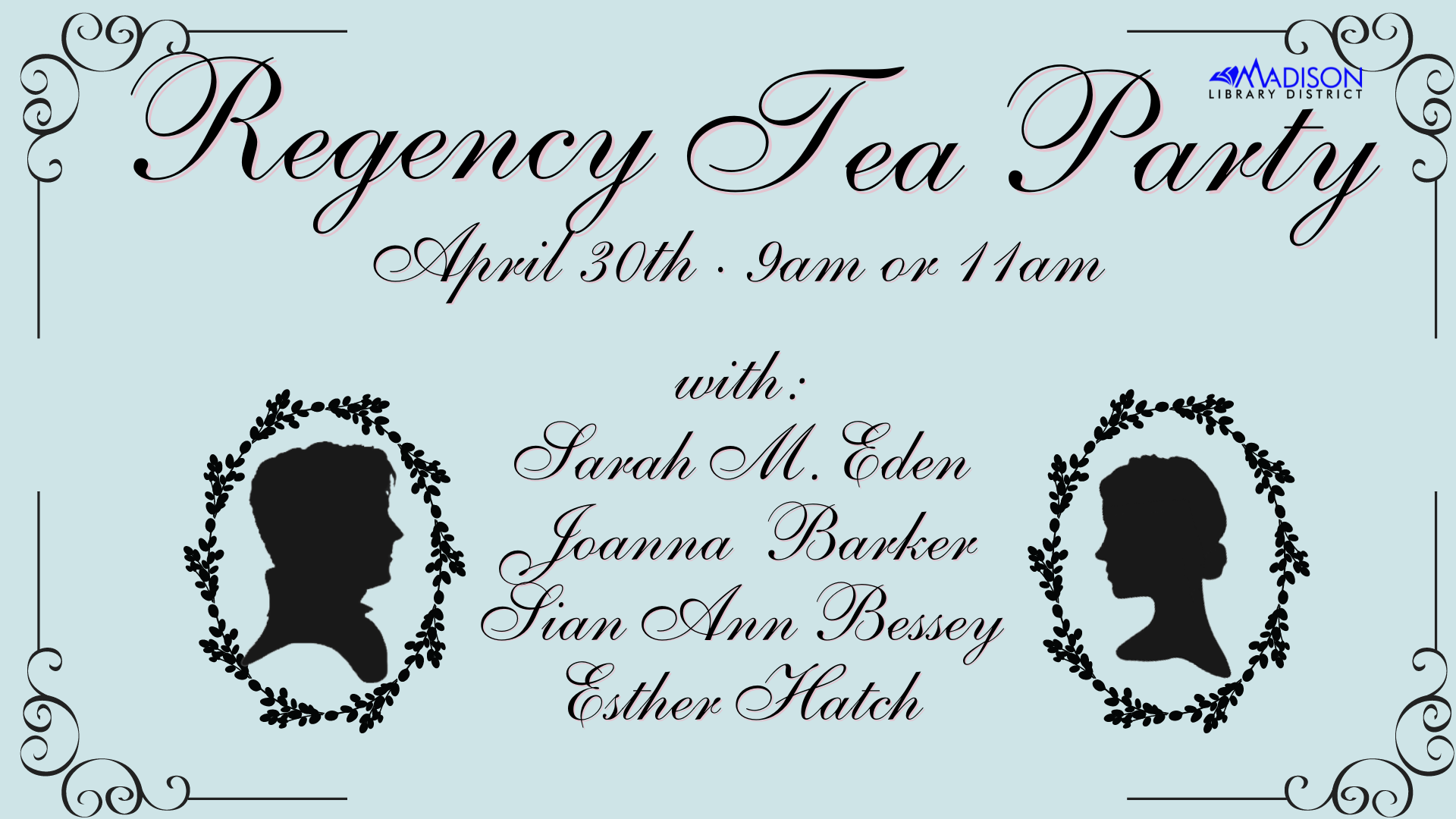 TV BLOG regency tea party Teen action council have a say in what goes on at the library for teens