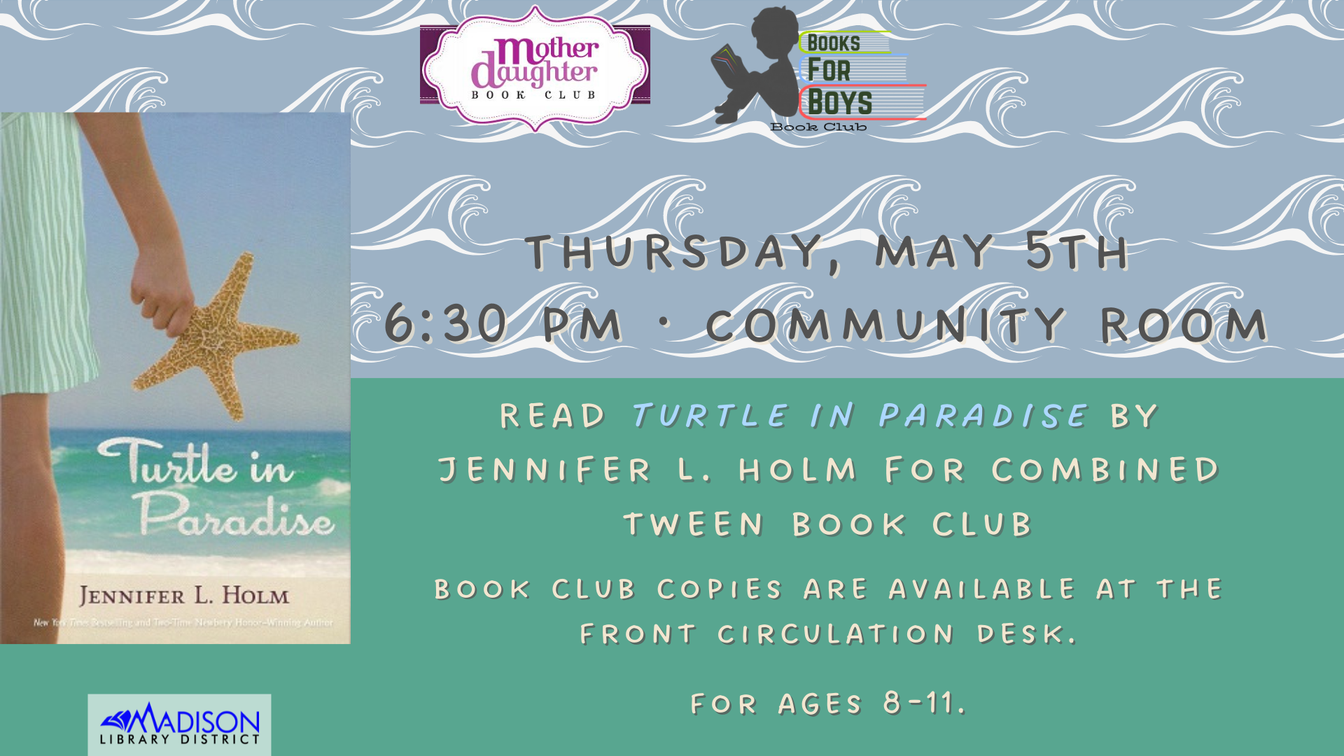 TV BLOG MDBC BFB Book Club may 2022