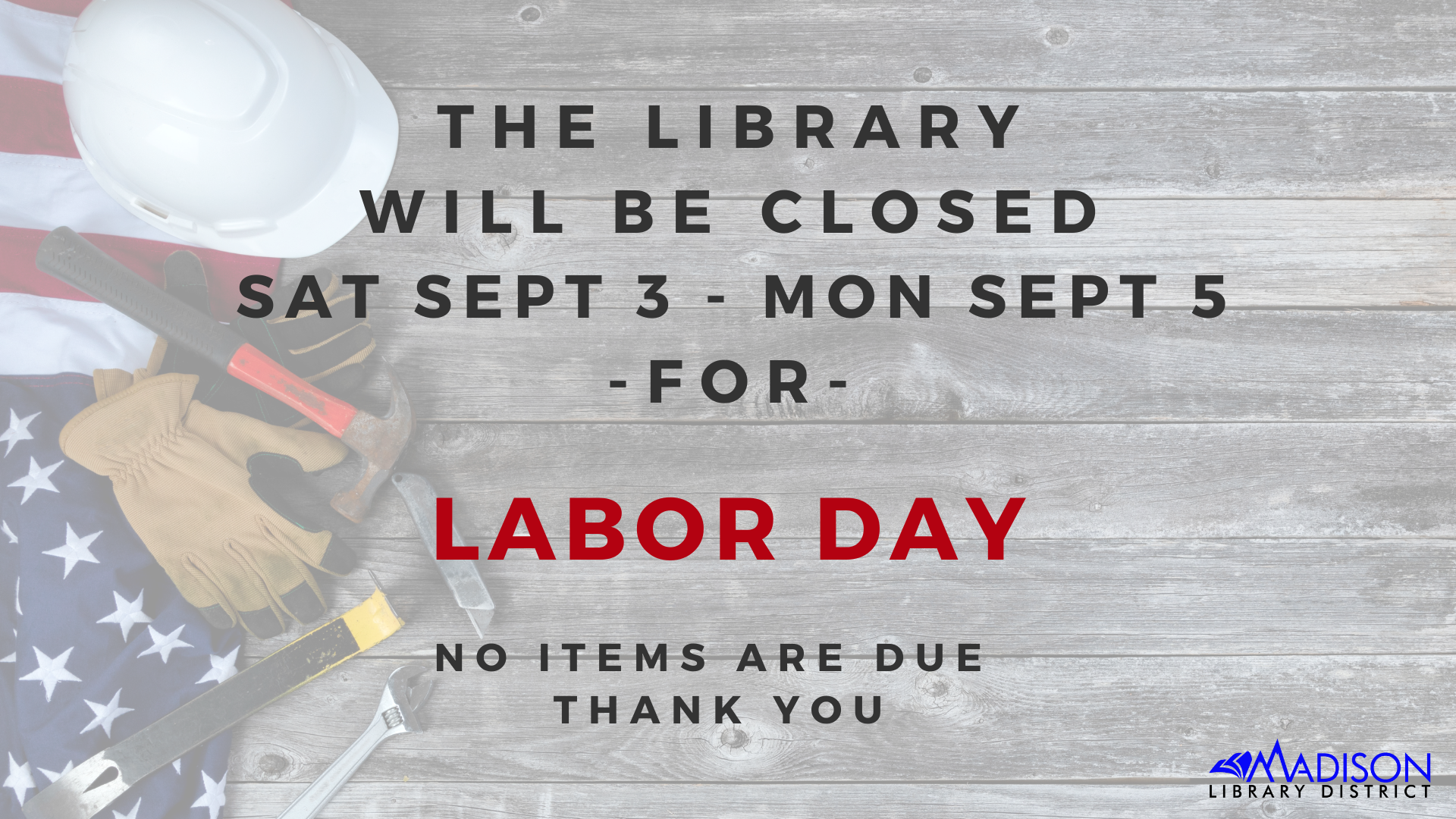 TV BLOG closed for Labor Day (1)