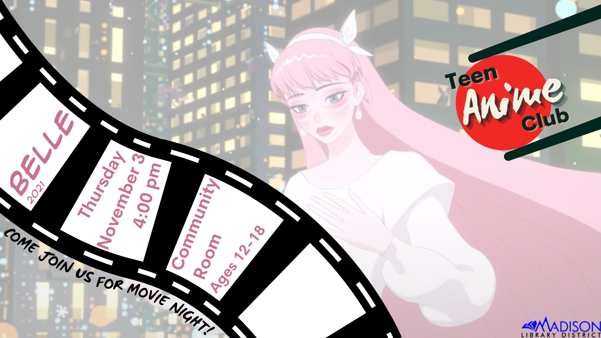 TV BLOG anime Nov 2022 Teen action council have a say in what goes on at the library for teens