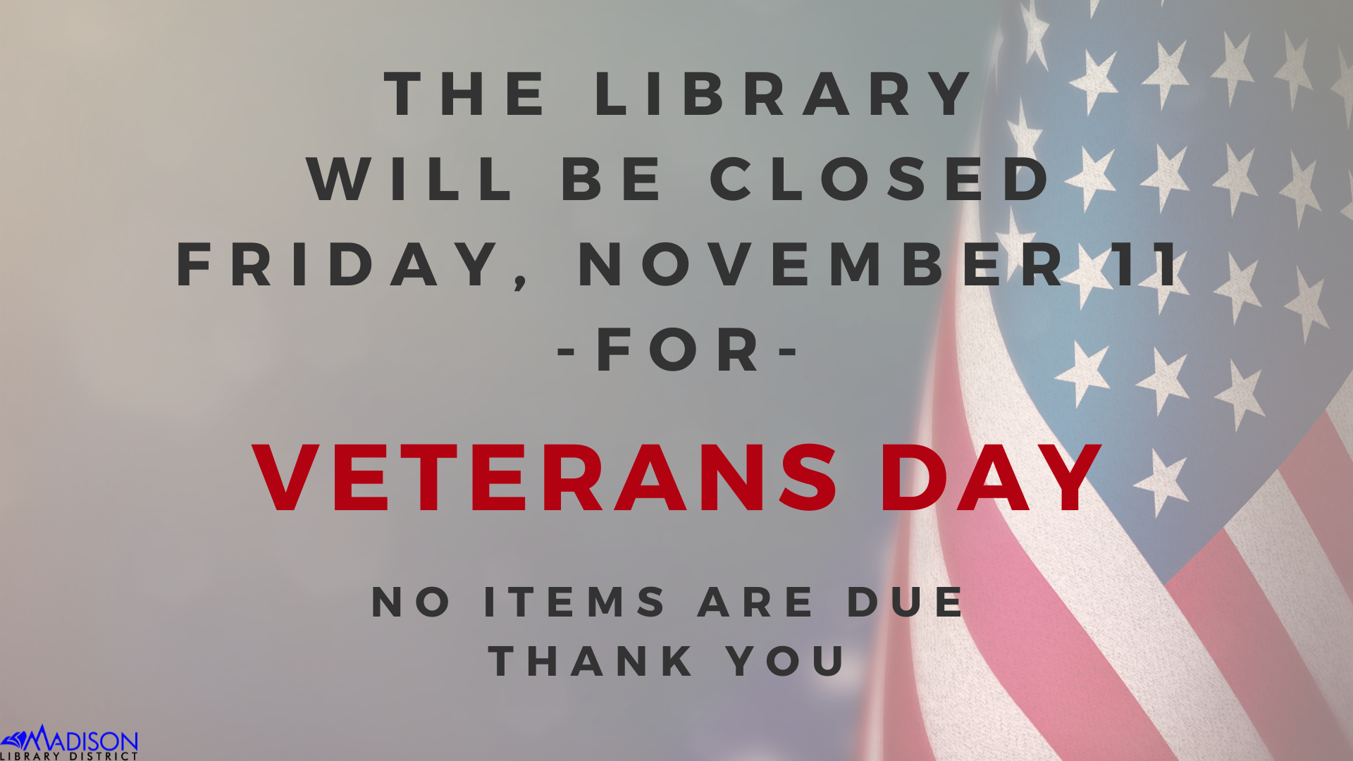 TVBLOG veterans day closure Nov 2022