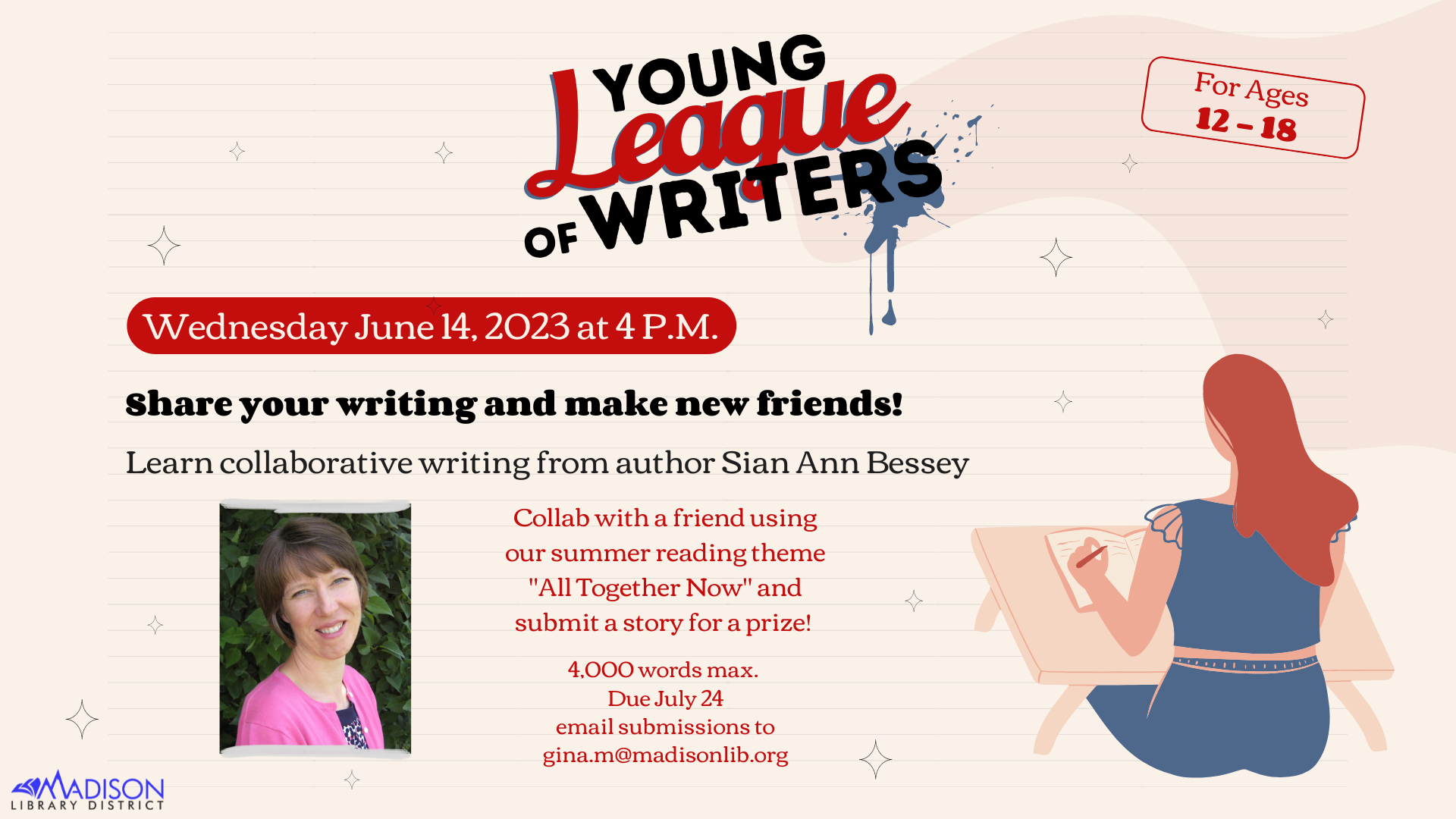 TV BLOG Young Writers June 2023 Teen action council have a say in what goes on at the library for teens