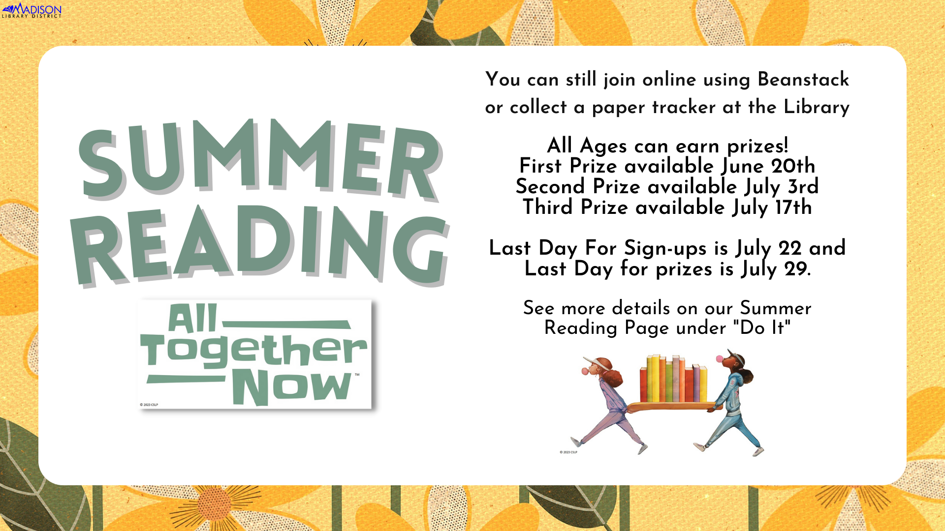 BLOG Summer Reading Teen action council have a say in what goes on at the library for teens
