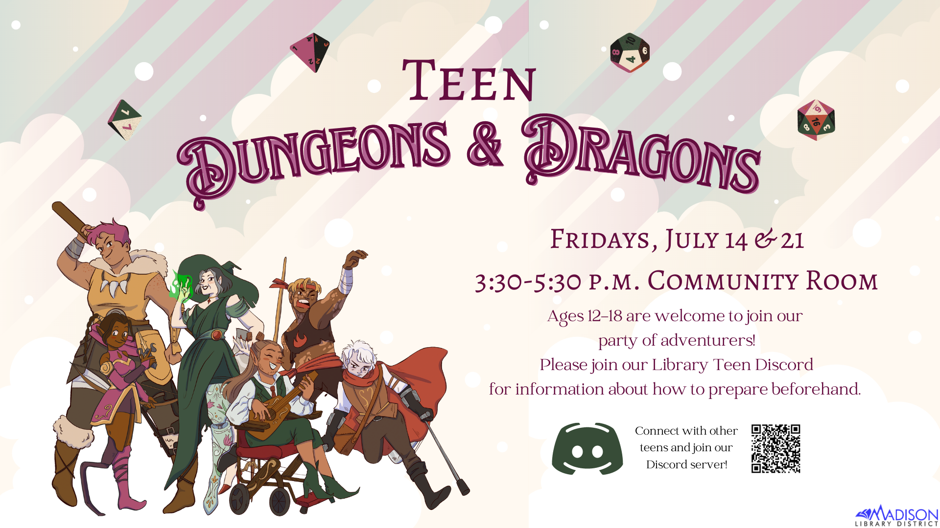 TVBLOG Teen D&D Teen action council have a say in what goes on at the library for teens