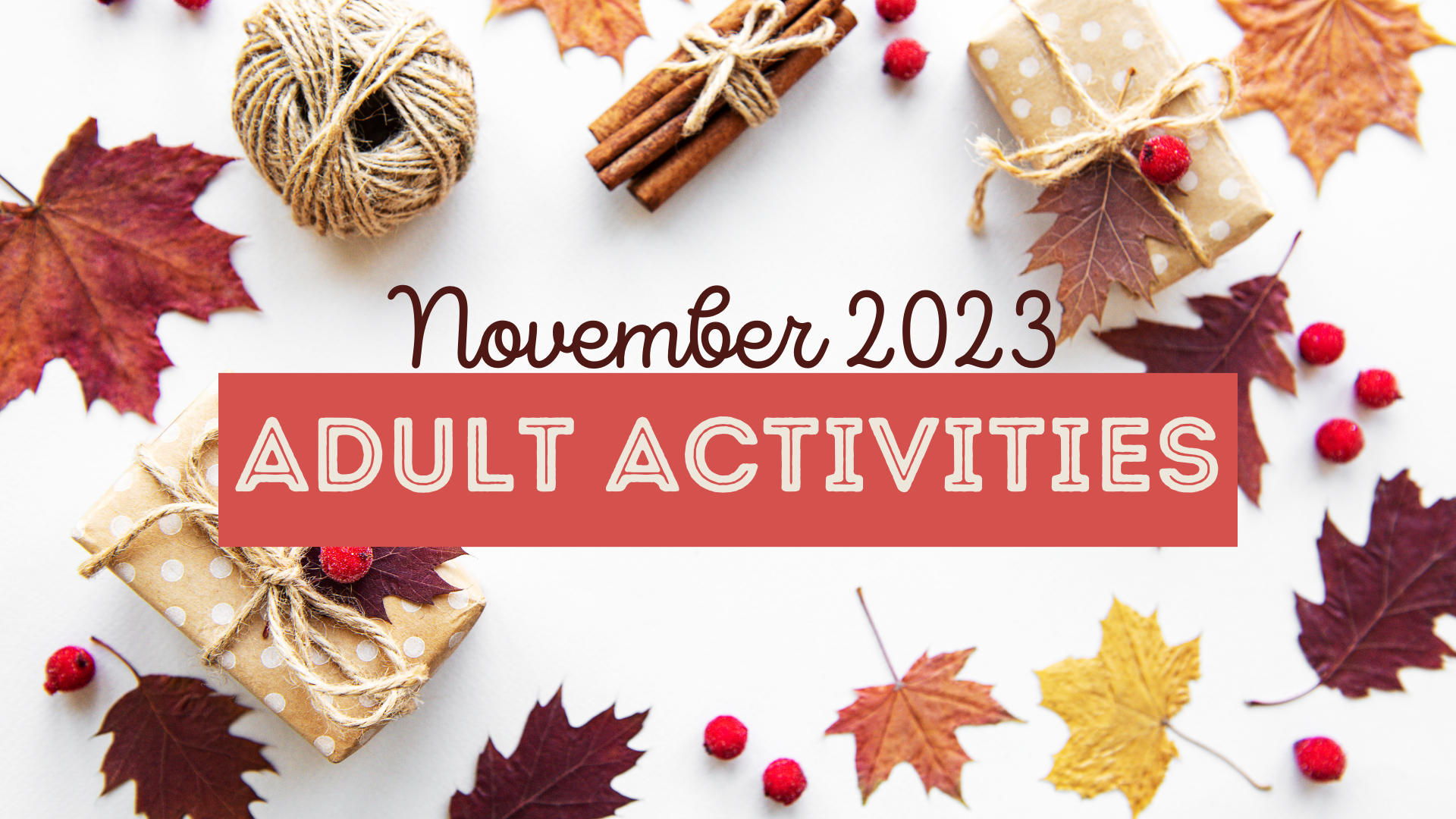 November Adult Activities