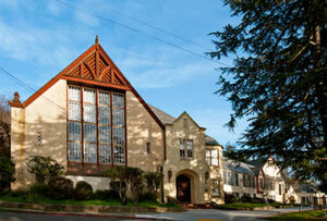 The Buena Vista Way entrance to the Hillside Elementary School.