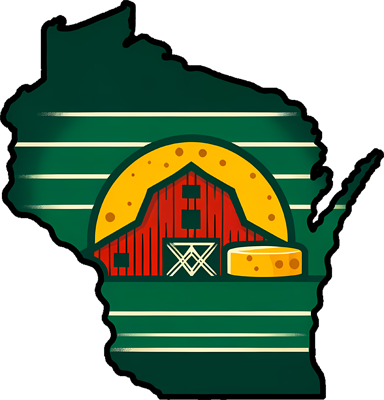 Armchair Traveler Wisconsin state sticker