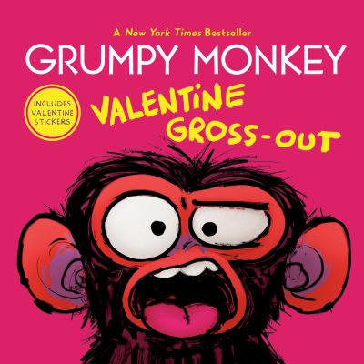 Book cover for Grumpy Monkey Valentine Gross-Out by Suzanne Lang